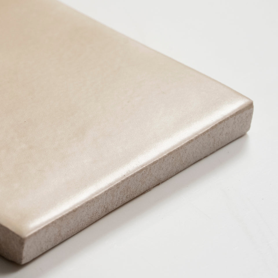 Evelyn Off-White Handmade Zellige Satin Tile 100 x 100mm