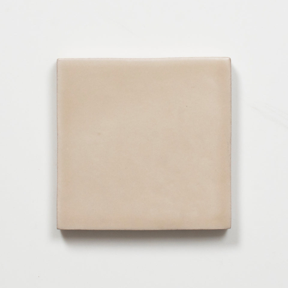 Evelyn Off-White Handmade Zellige Satin Tile 100 x 100mm