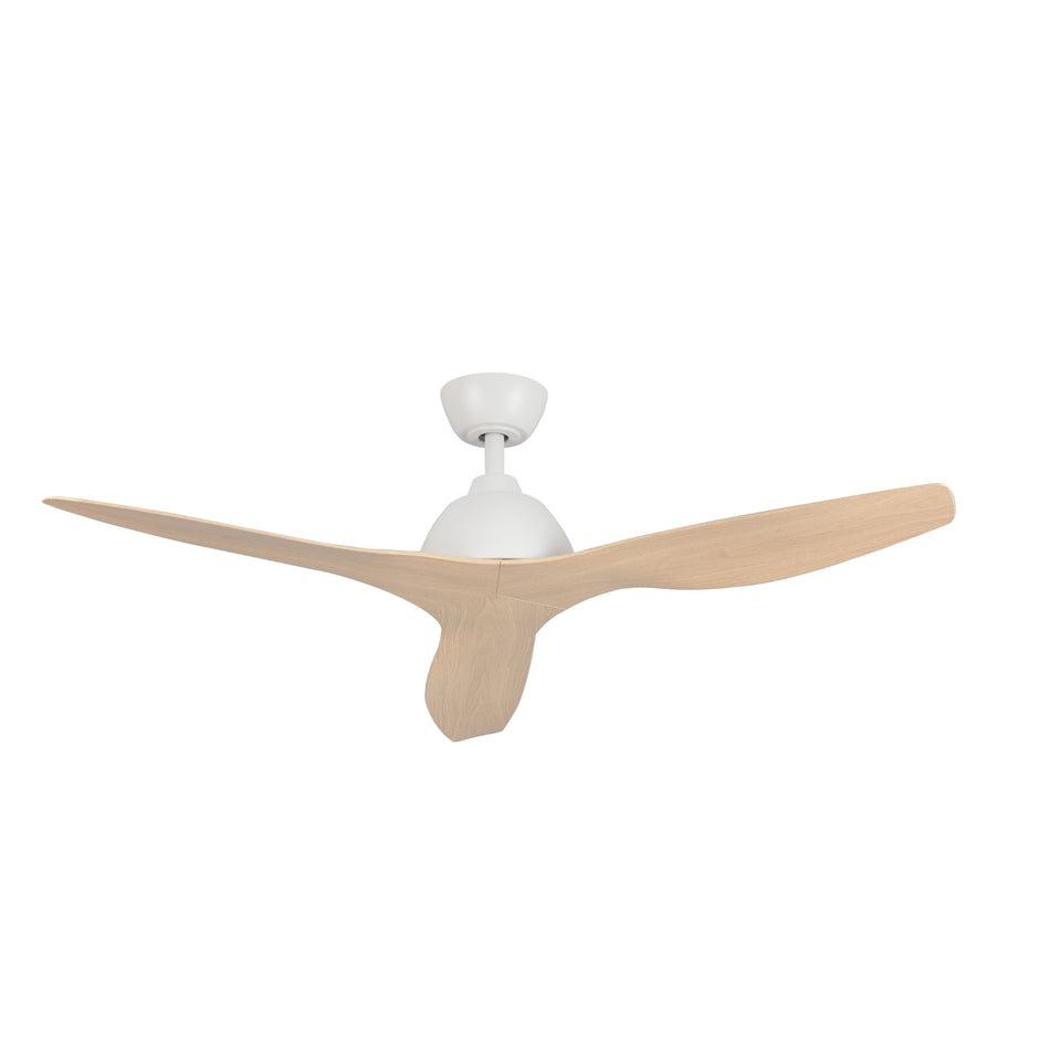 Fanco Breeze 48'' (122cm) AC Ceiling Fan - White and Beechwood