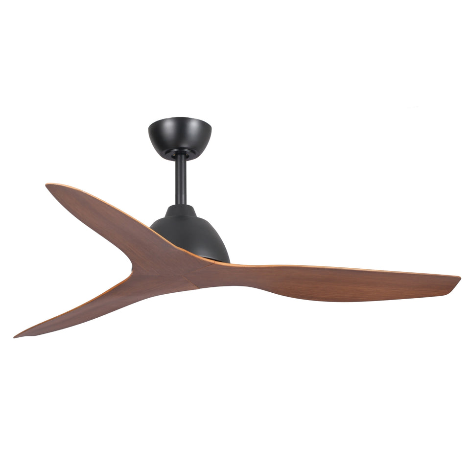 Fanco Breeze 52'' (132cm) AC Ceiling Fan - Black and Koa