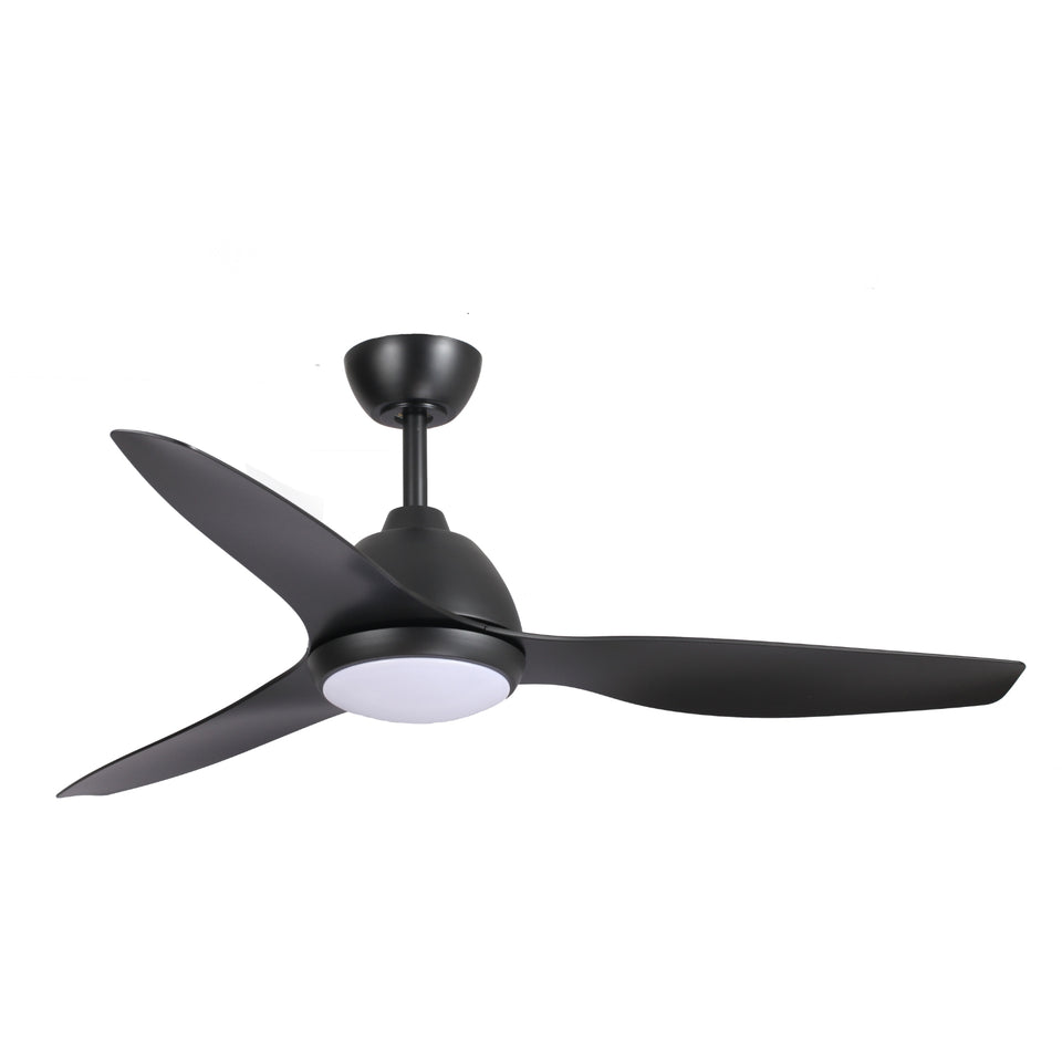 Fanco Breeze 52'' (132cm) AC Ceiling Fan with LED Light - Black