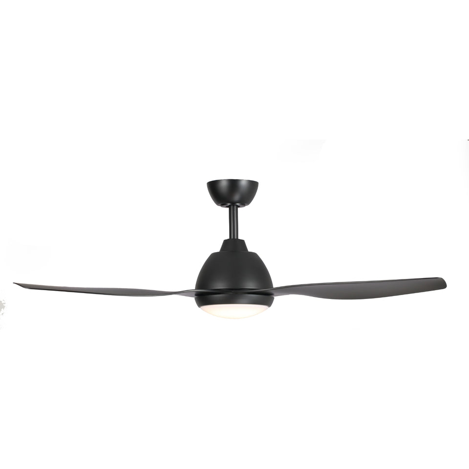Fanco Breeze 52'' (132cm) AC Ceiling Fan with LED Light - Black