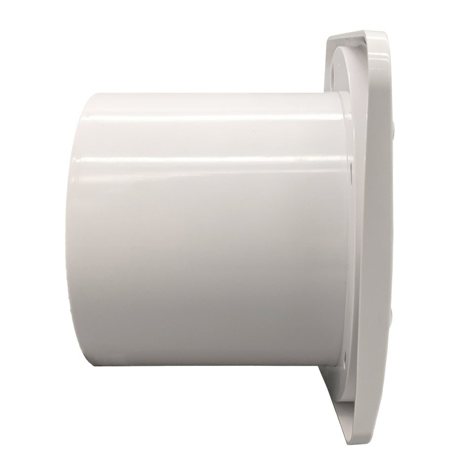 Fanco Dynamic Wall/Ceiling 125mm Duct Square Exhaust Fan Gloss White