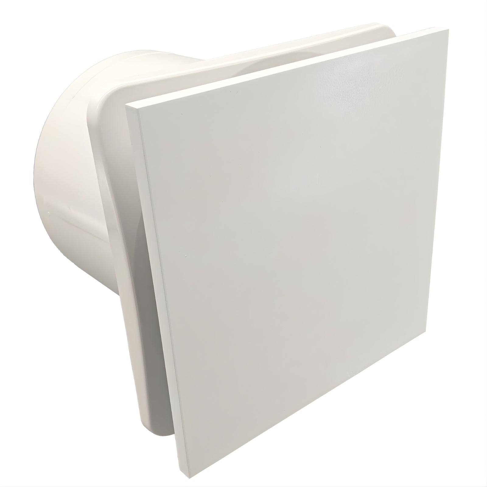 Fanco Dynamic 125mm Duct Square Exhaust Fan Matte White W-EMVUDY12-MWH - The Blue Space