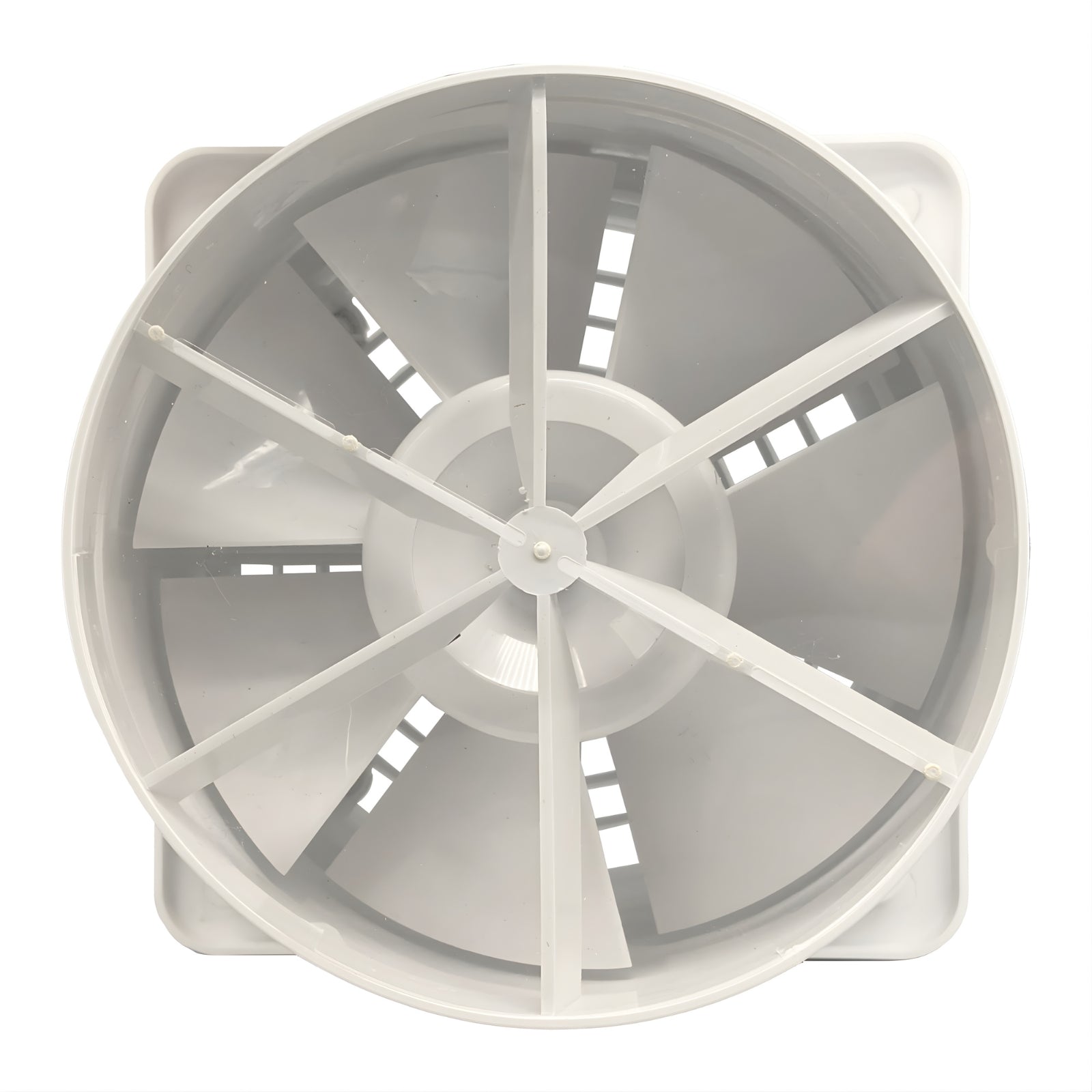 Details Fanco Dynamic 125mm Duct Square Exhaust Fan Matte White W-EMVUDY12-MWH - The Blue Space