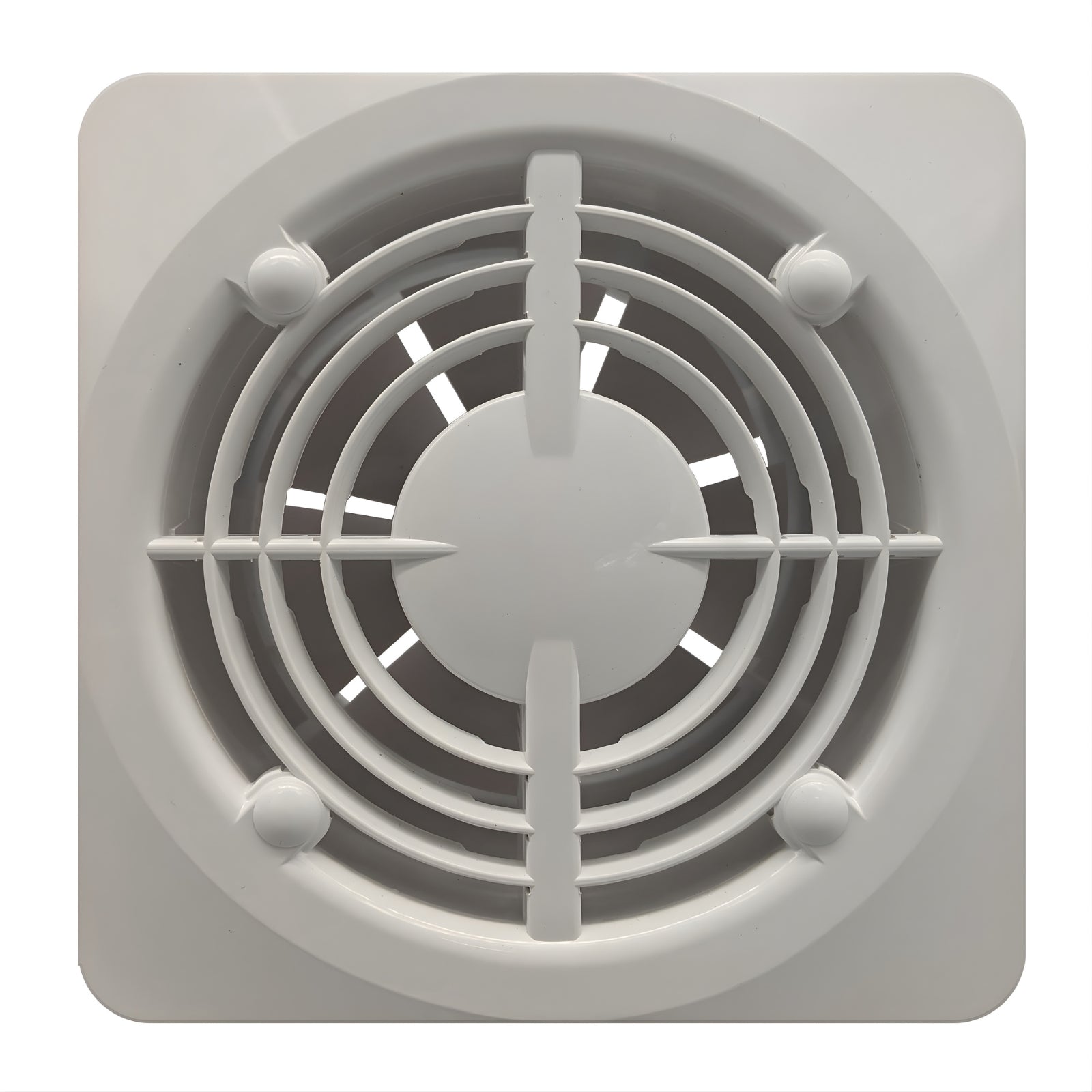 Fanco Dynamic 150mm Duct Square Exhaust Fan Matte White W-EMVUDY13-MWH - The Blue Space
