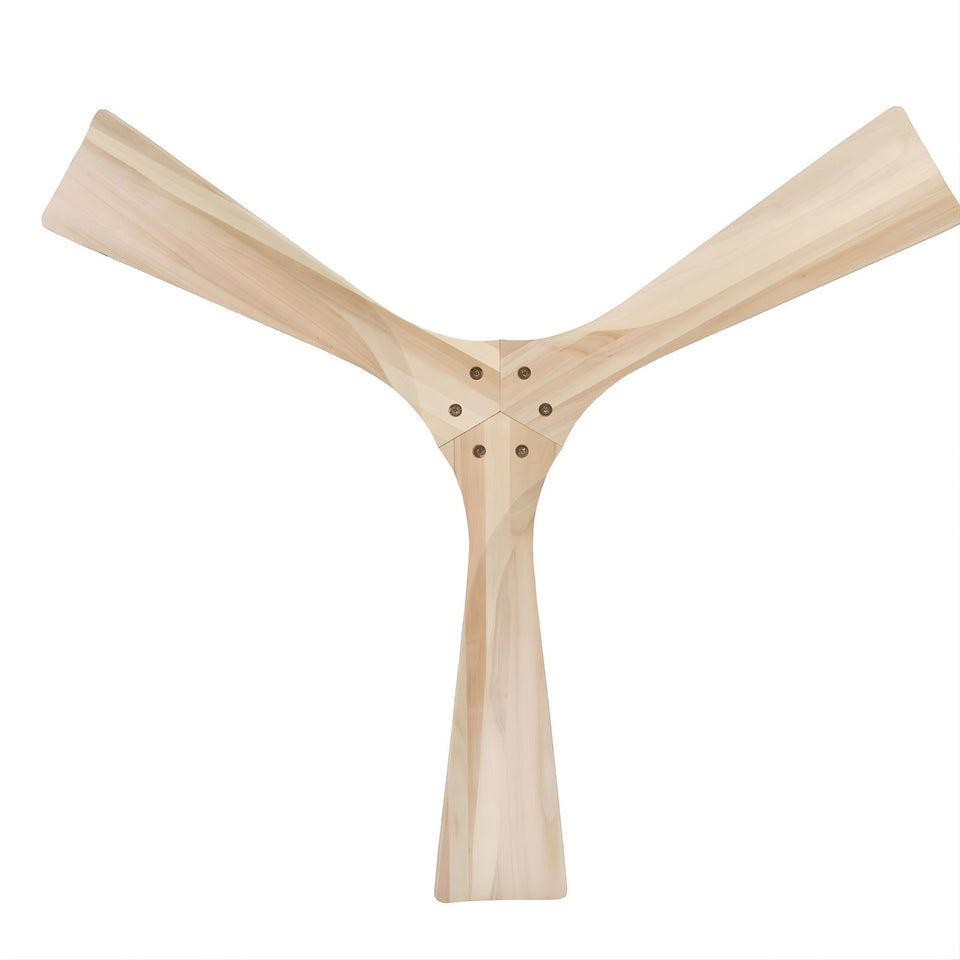 Fanco EarthFirst Gaia 48" (122cm) DC Ceiling Fan - Ecru and Natural Timber