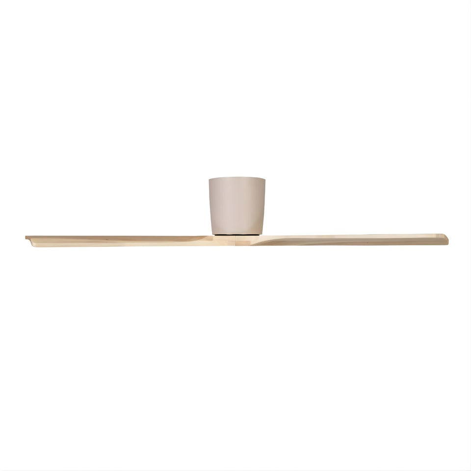 Fanco EarthFirst Gaia 48" (122cm) DC Ceiling Fan - Ecru and Natural Timber