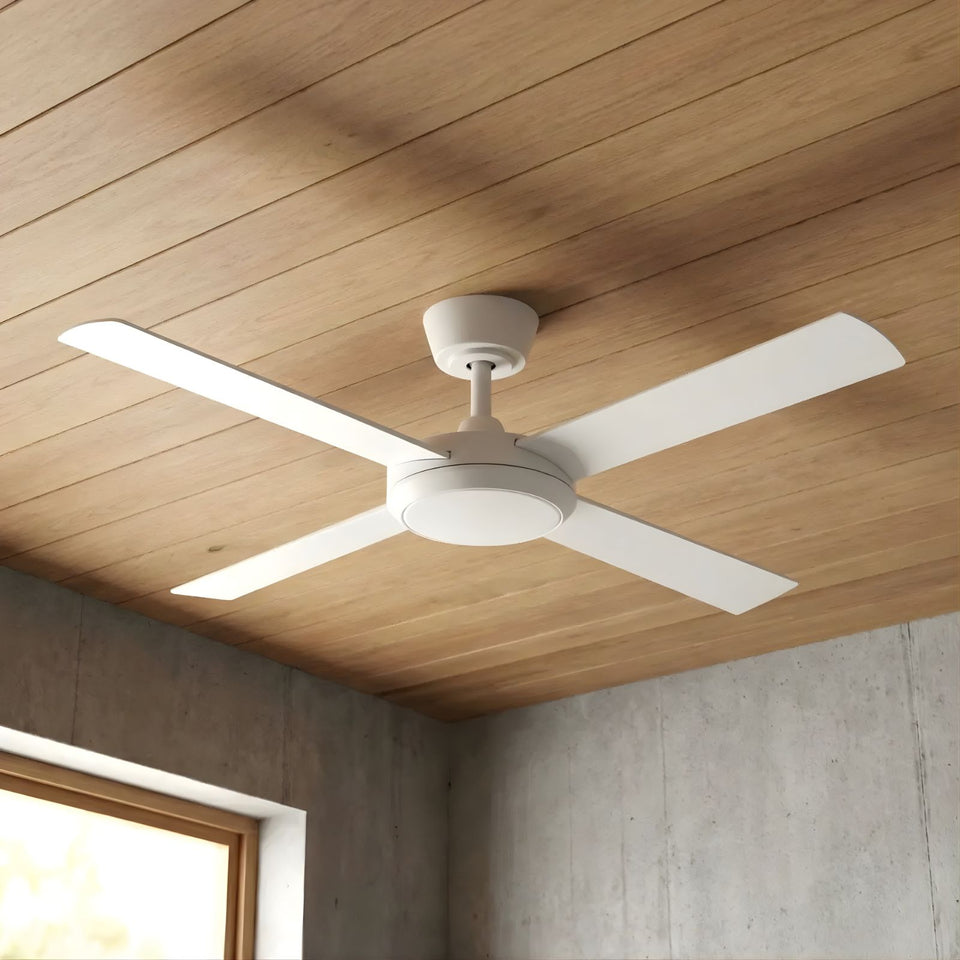 Fanco Eco Silent Pro 48'' (122cm) DC Ceiling Fan with LED Light White