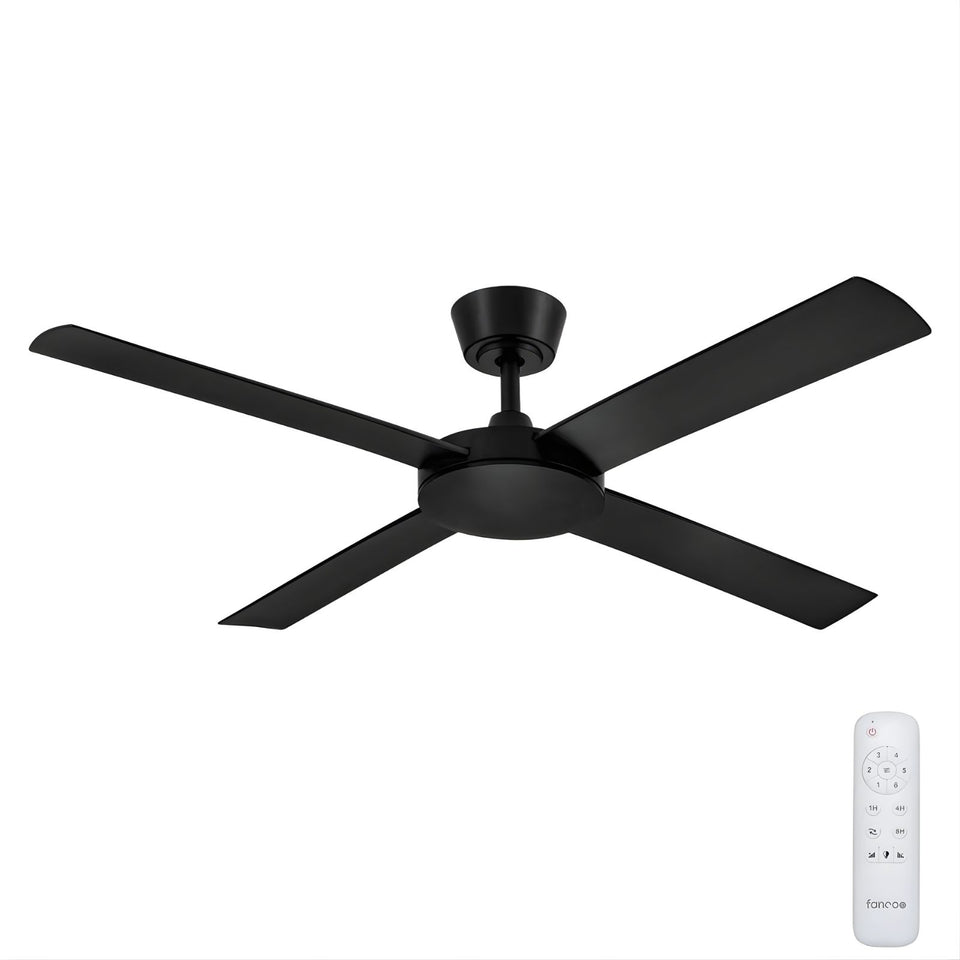 Fanco Eco Silent Pro 52'' (132cm) DC Ceiling Fan Black
