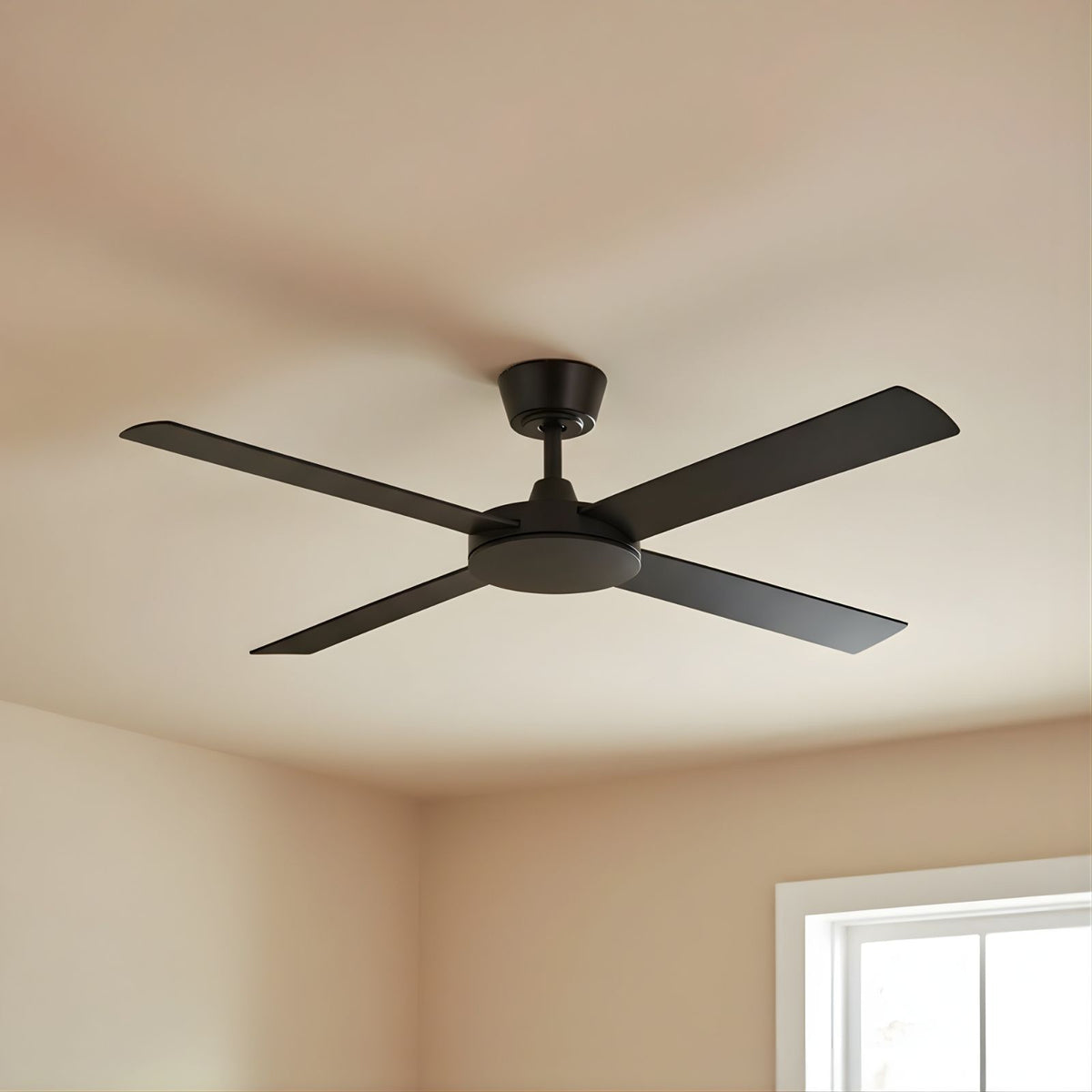 Ceiling Fanco Eco Silent Pro 52'' (132cm) DC Ceiling Fan Black F1120/202C - The Blue Space