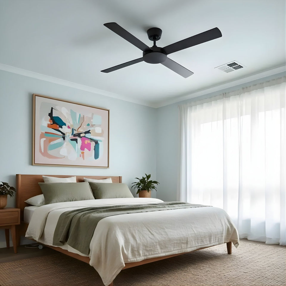 Fanco Eco Silent Pro 52'' (132cm) DC Ceiling Fan Black