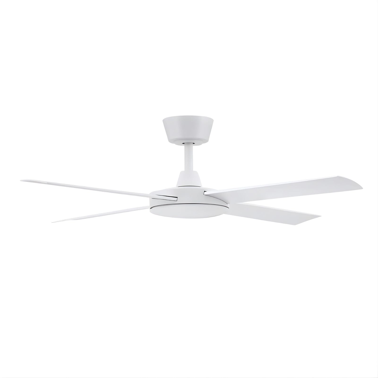 Side View Fanco Eco Silent Pro 52'' (132cm) DC Ceiling Fan White  F1120/101C - The Blue Space