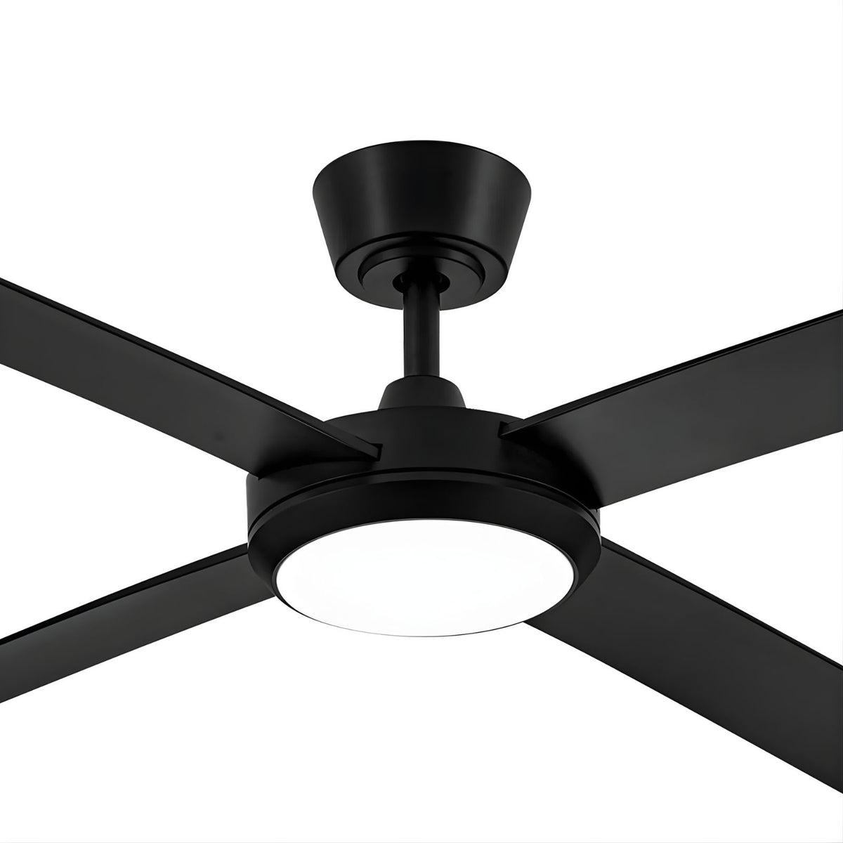 Details Fanco Eco Silent Pro 52'' (132cm) DC Ceiling Fan with LED Light Black  F1121/202C - The Blue Space