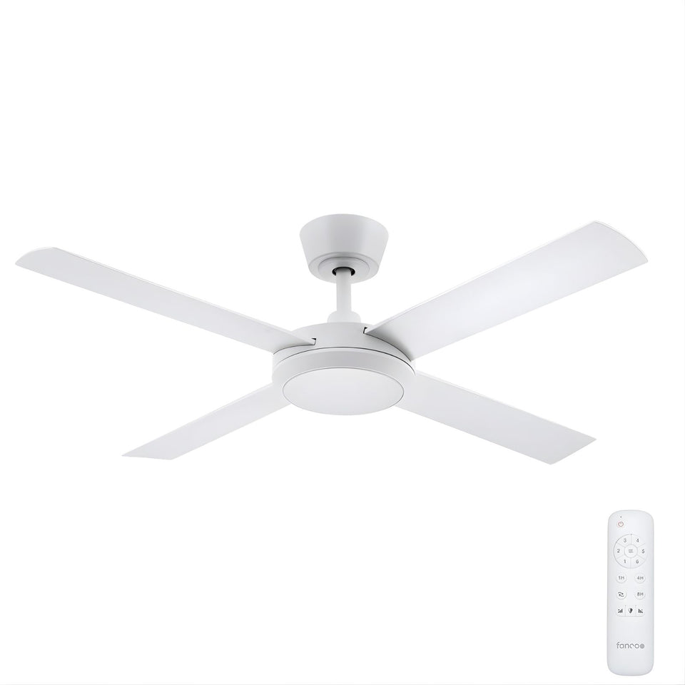 Fanco Eco Silent Pro 52'' (132cm) DC Ceiling Fan with LED Light White