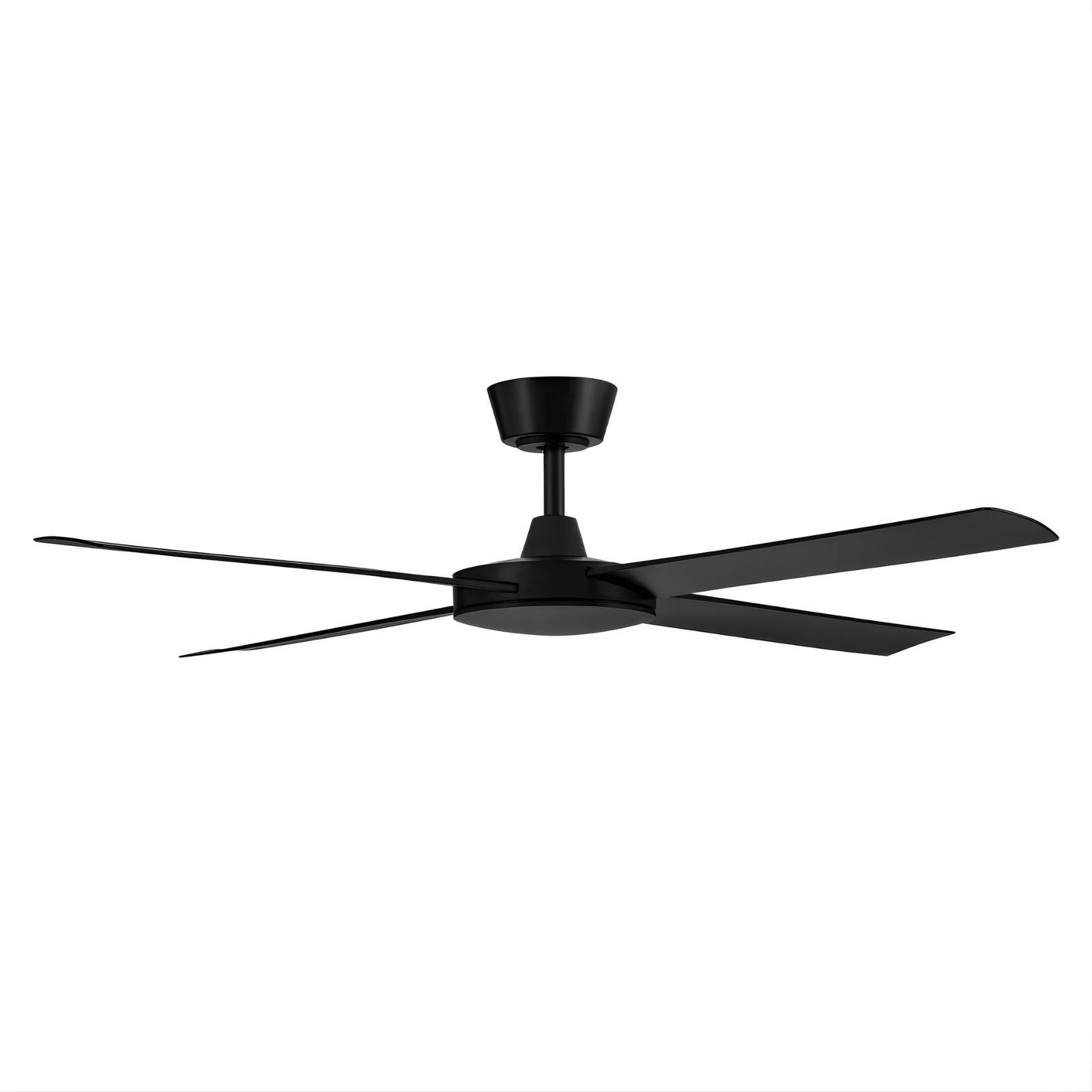 Side View Fanco Eco Silent Pro 56'' (142cm) DC Ceiling Fan Black  F1140/202C - The Blue Space