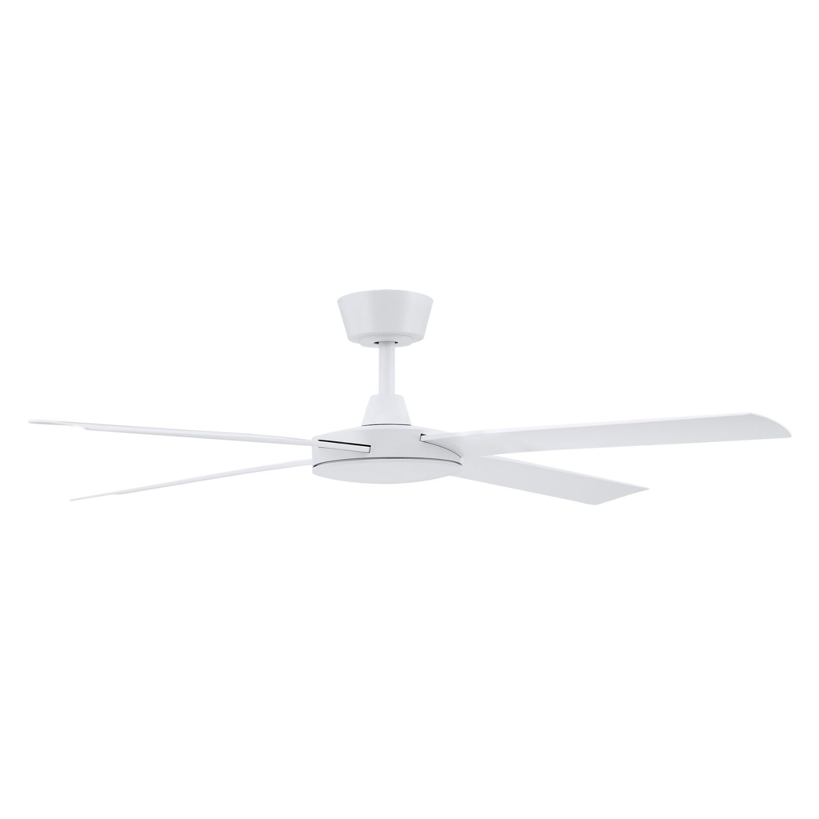 Side View Fanco Eco Silent Pro 56'' (142cm) DC Ceiling Fan White F1140/101C - The Blue Space