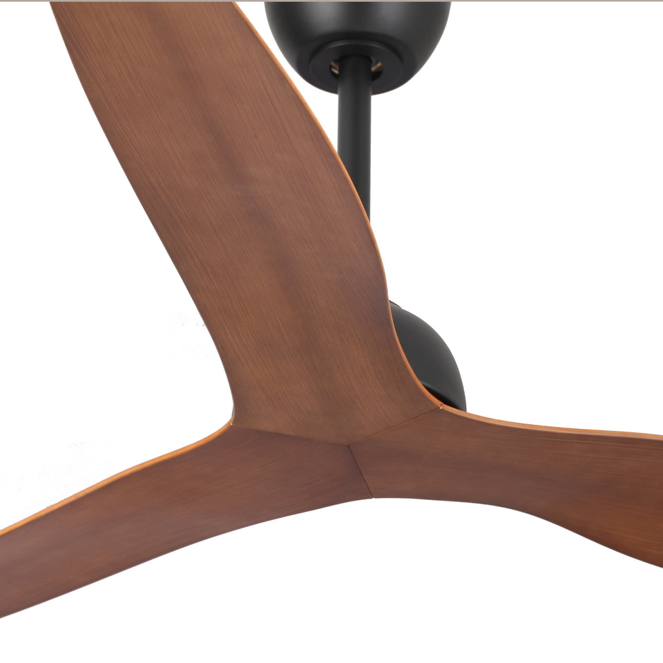 Fanco Eco Style 52'' (132cm) DC Ceiling Fan - Black and Koa