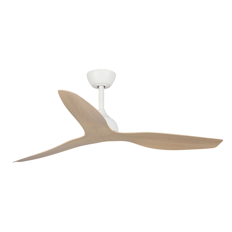 Fanco Eco Style 52'' (132cm) DC Ceiling Fan - White and Beechwood