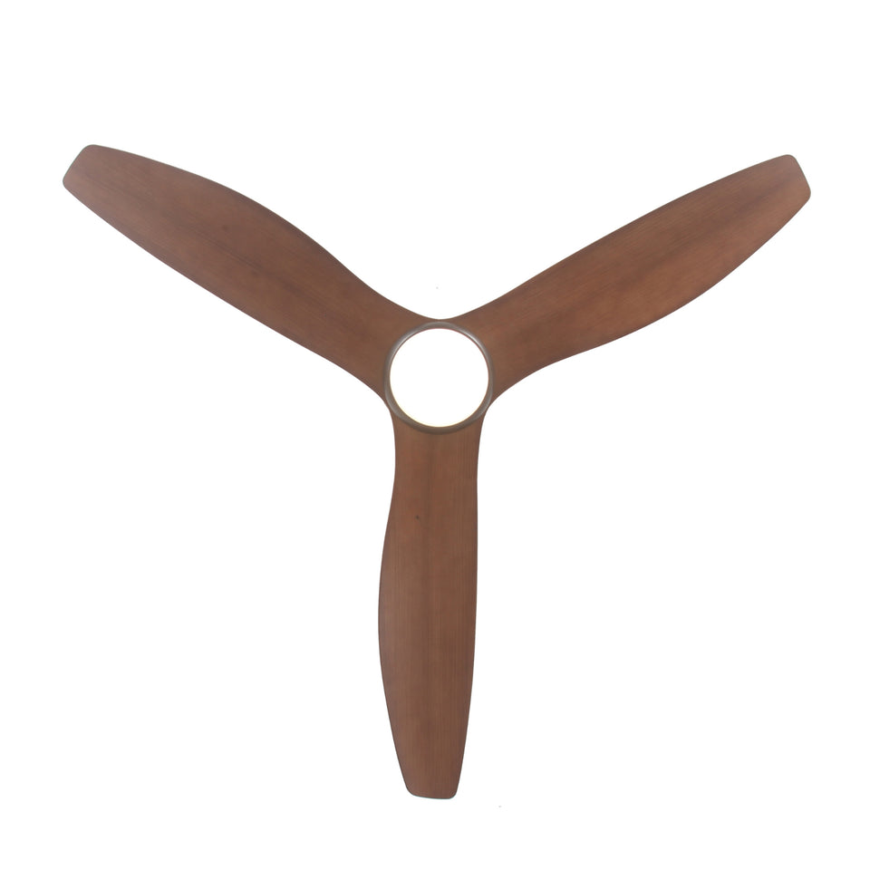 Fanco Eco Style 52'' (132cm) DC Ceiling Fan with LED Light - Black and Koa