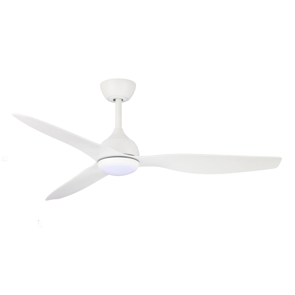 Fanco Eco Style 52'' (132cm) DC Ceiling Fan with LED Light - White