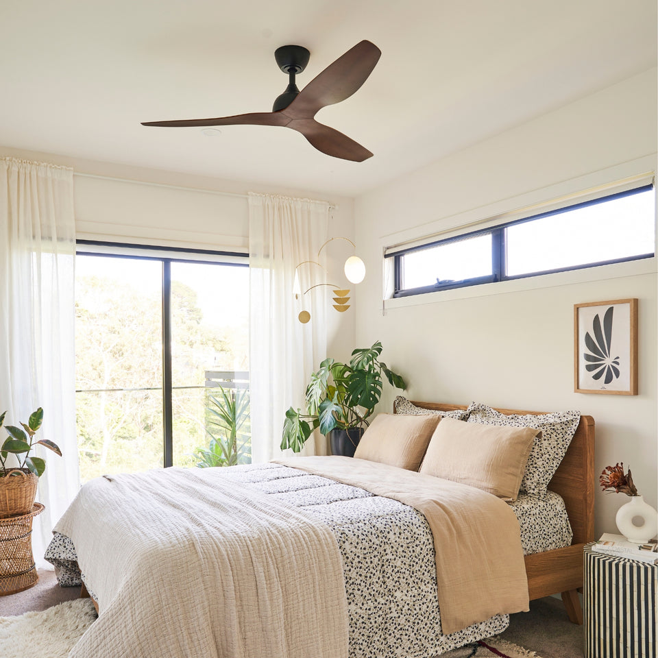 Fanco Eco Style 60'' (152cm) DC Ceiling Fan - Black and Koa