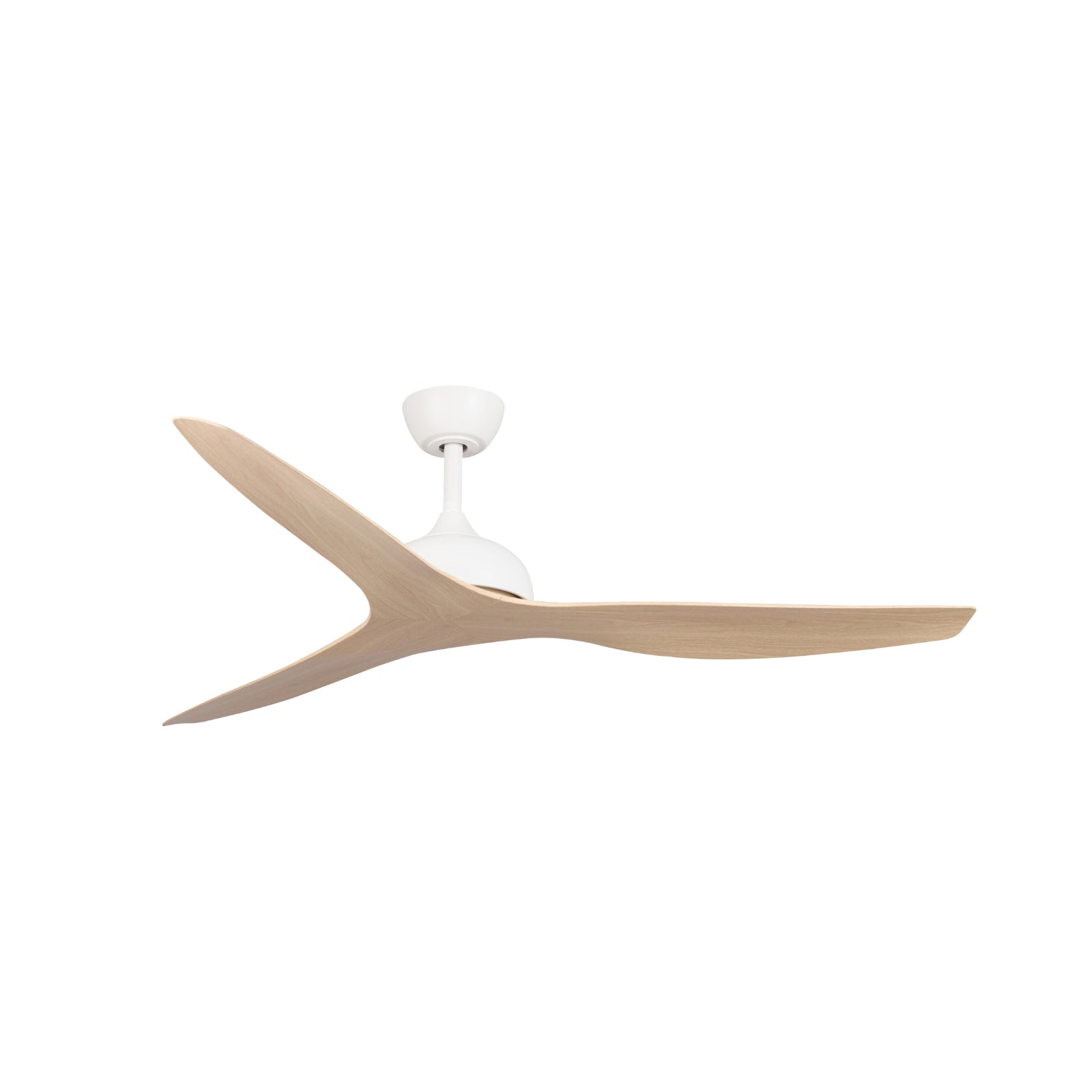 Fanco Eco Style 60'' (152cm) DC Ceiling Fan - White and Beechwood  - The Blue Space