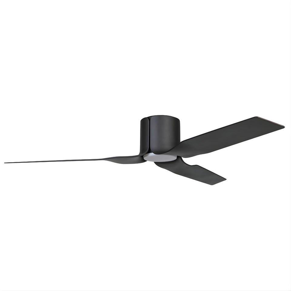 Fanco Flow 52'' (132cm) DC Ceiling Fan with LED Light - Black