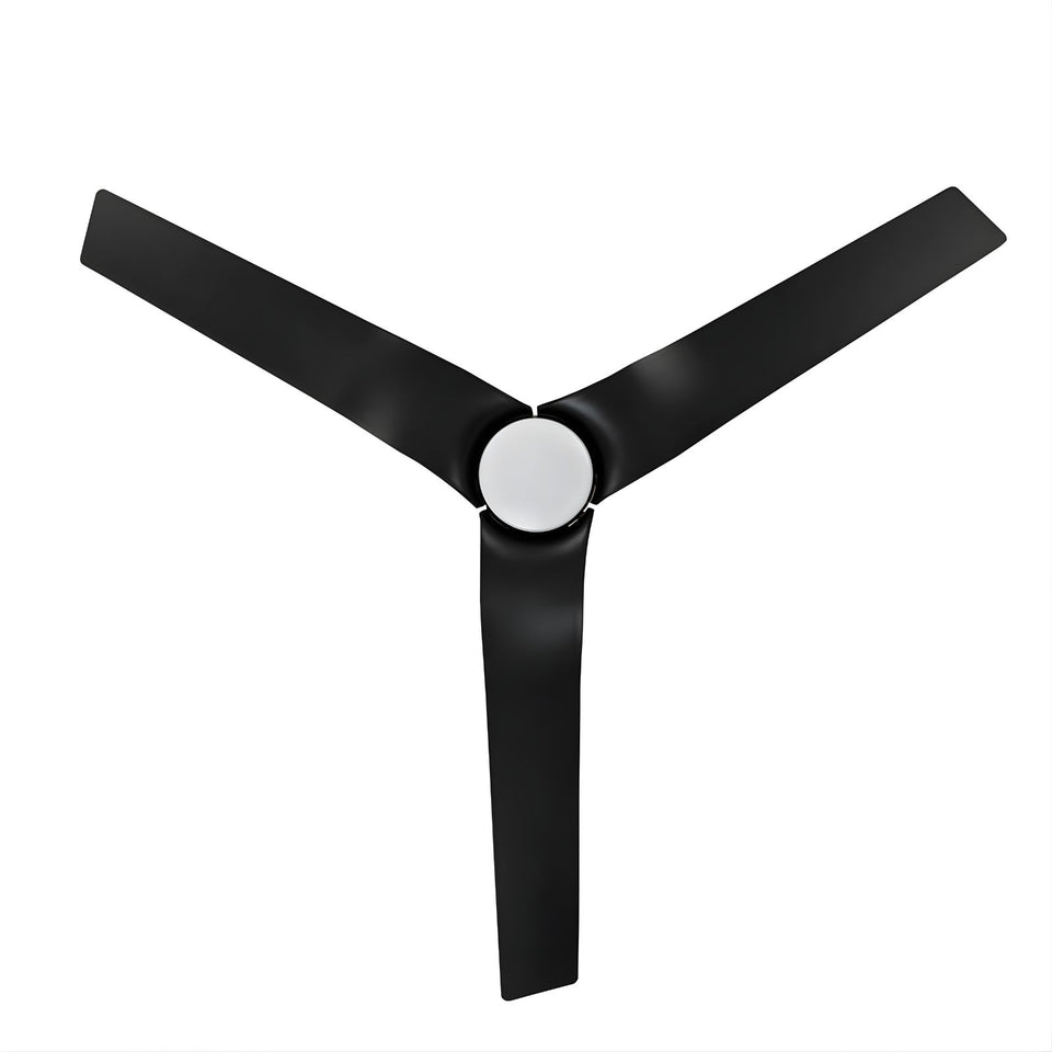 Fanco Flow 52'' (132cm) DC Ceiling Fan with LED Light - Black