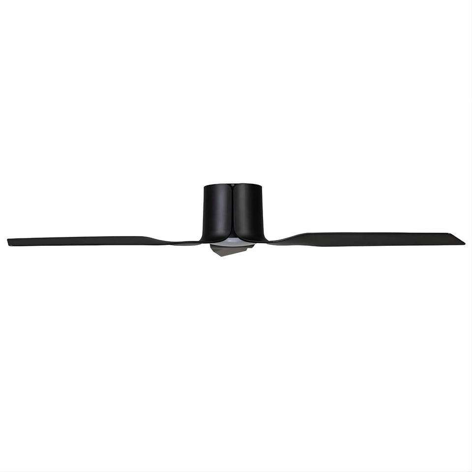 Fanco Flow 52'' (132cm) DC Ceiling Fan with LED Light - Black