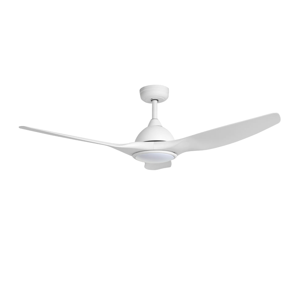 Fanco Horizon High Airflow 52" (132cm) DC Ceiling Fan with LED Light - White