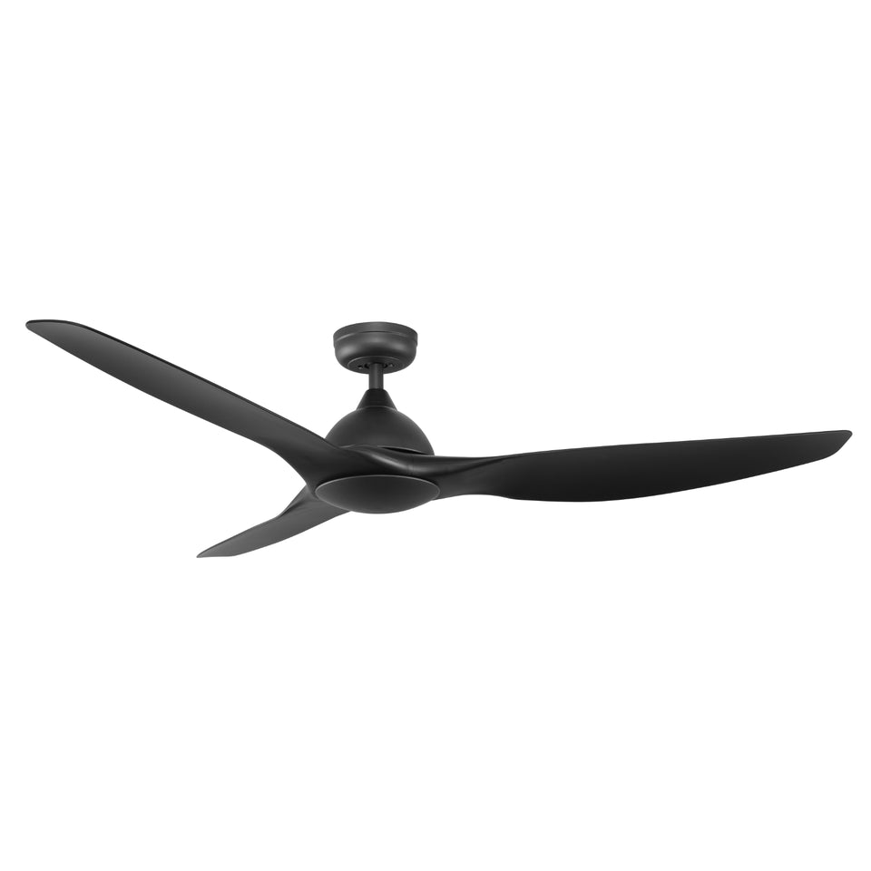 Fanco Horizon High Airflow 64" (162cm) DC Ceiling Fan with Wall Control - Black