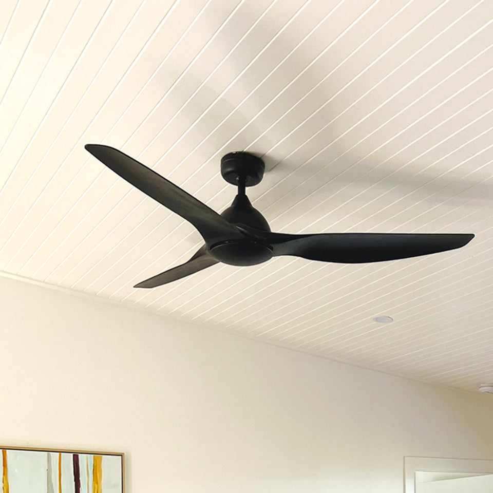 Fanco Horizon High Airflow 64" (162cm) DC Ceiling Fan with Wall Control - Black