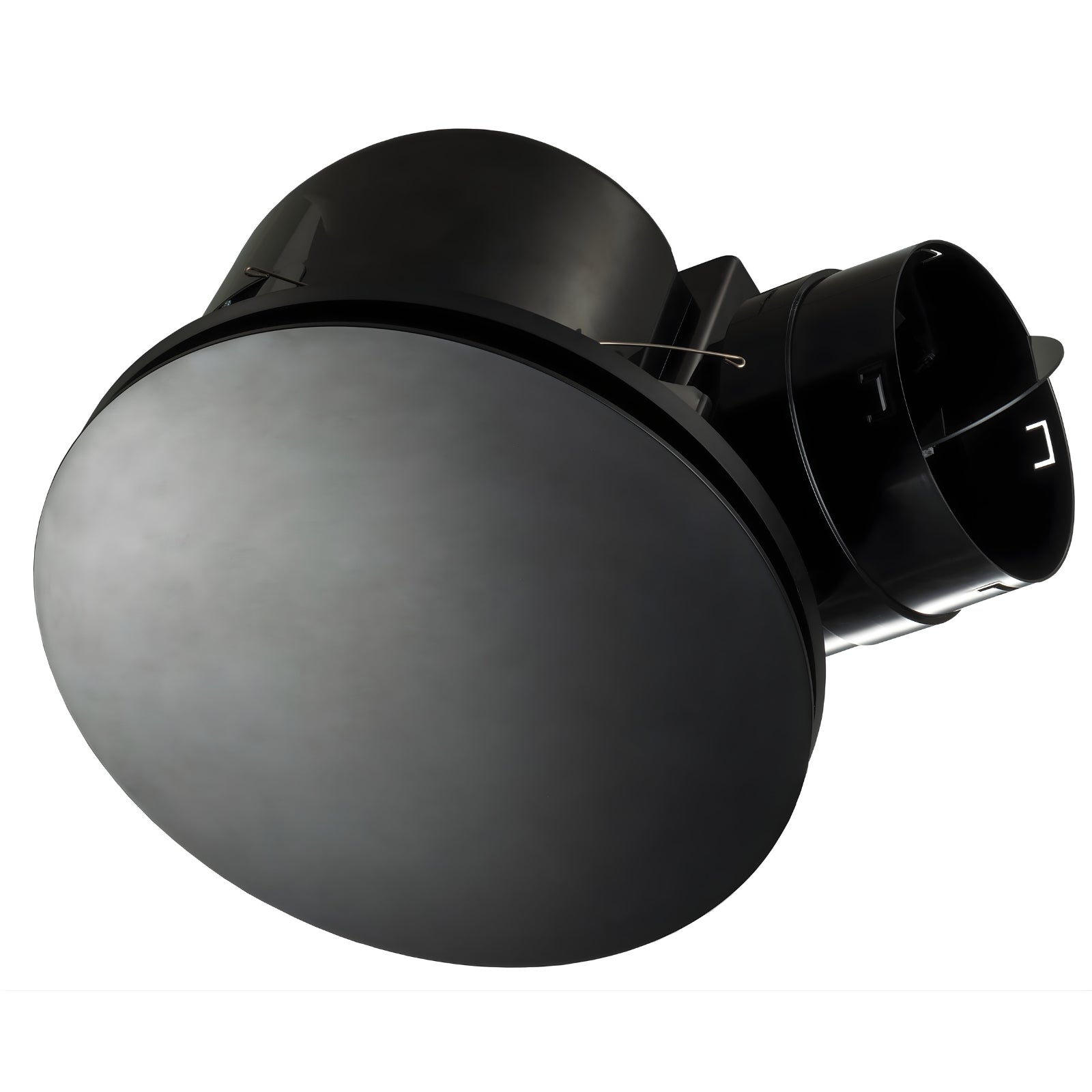 Fanco Hybrid 250 Round Exhaust Fan Black W-ECVUHBM10-RMB - The Blue Space