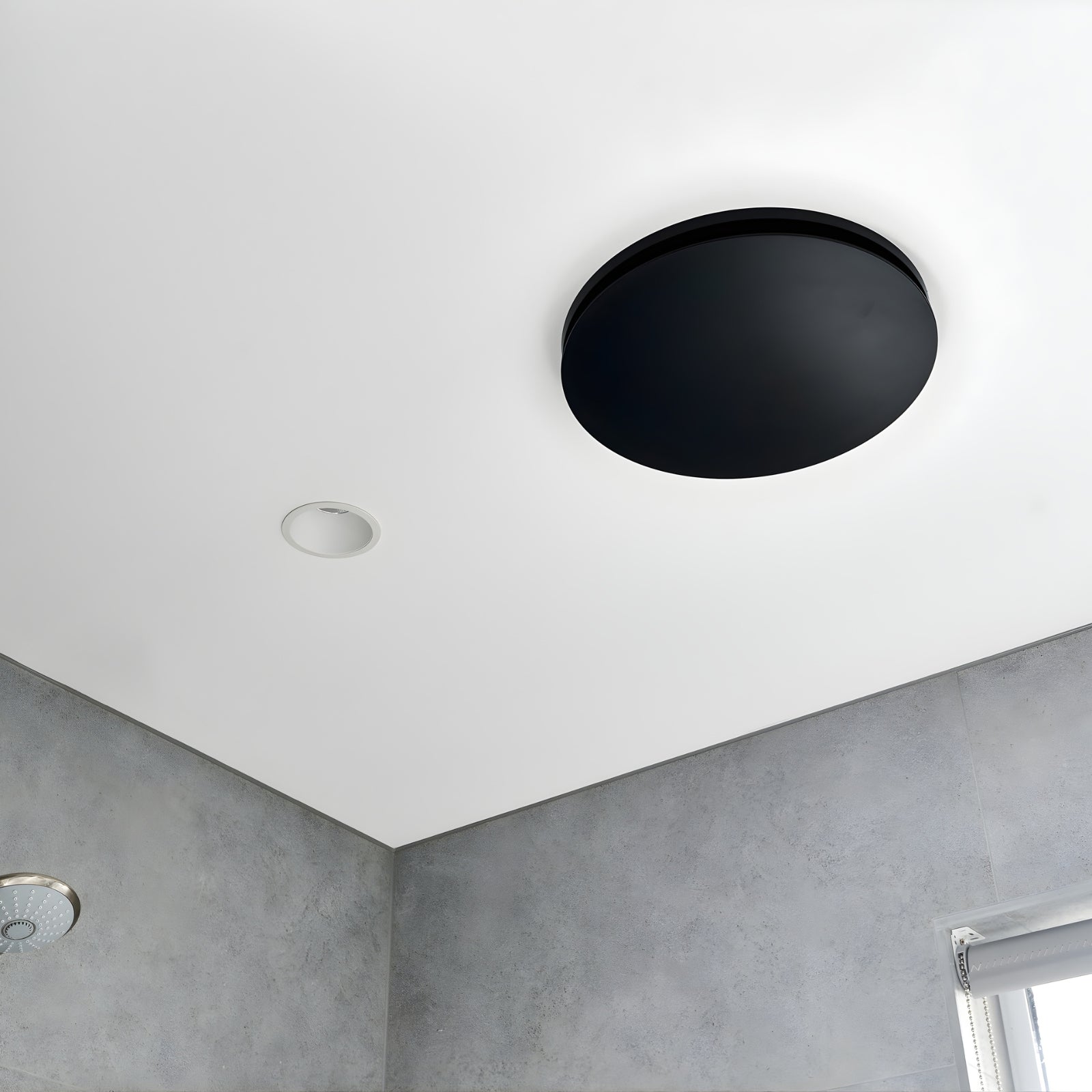 Lifestyle Fanco Hybrid 250 Round Exhaust Fan Black W-ECVUHBM10-RMB - The Blue Space