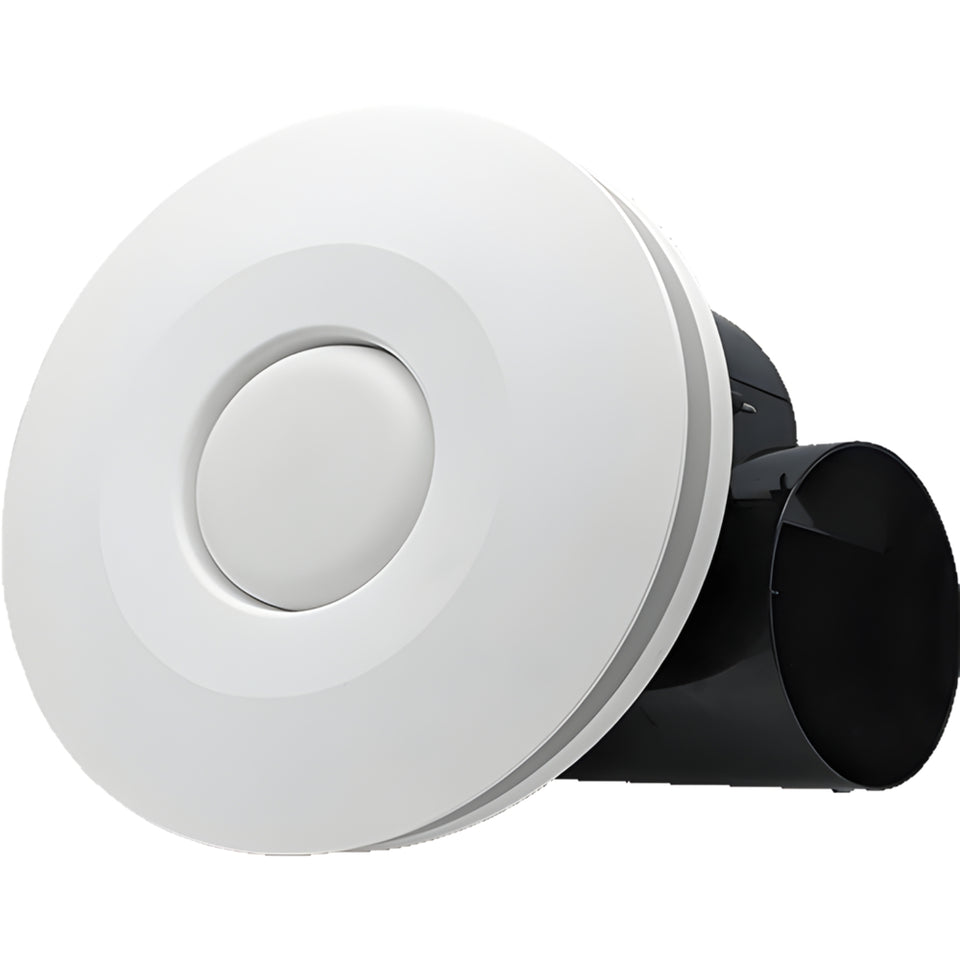 Fanco Hybrid 250 Round Exhaust Fan with LED White