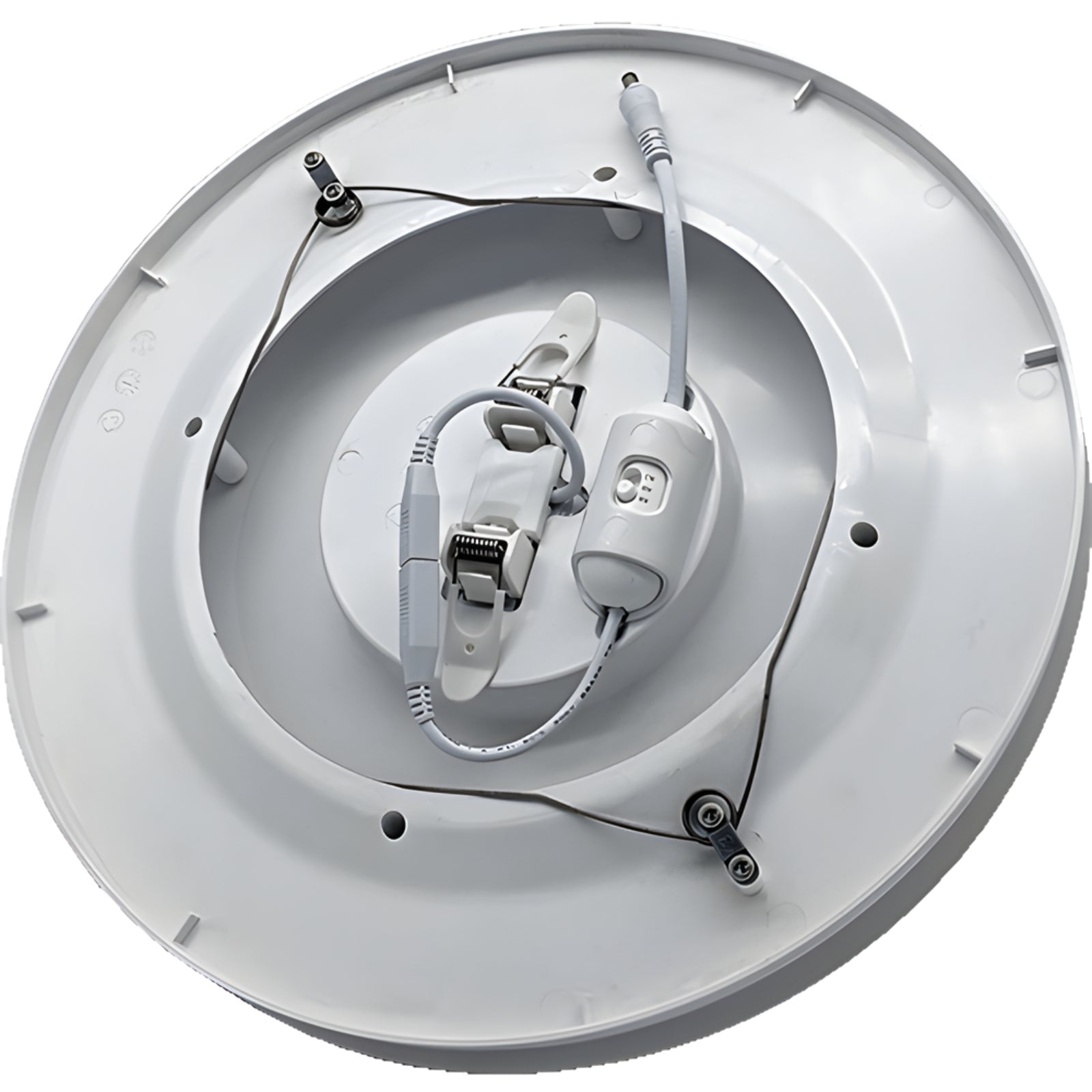 Inside Fanco Hybrid 250 Round Exhaust Fan with LED White  W-ECVUHBM10-RWL - The Blue Space