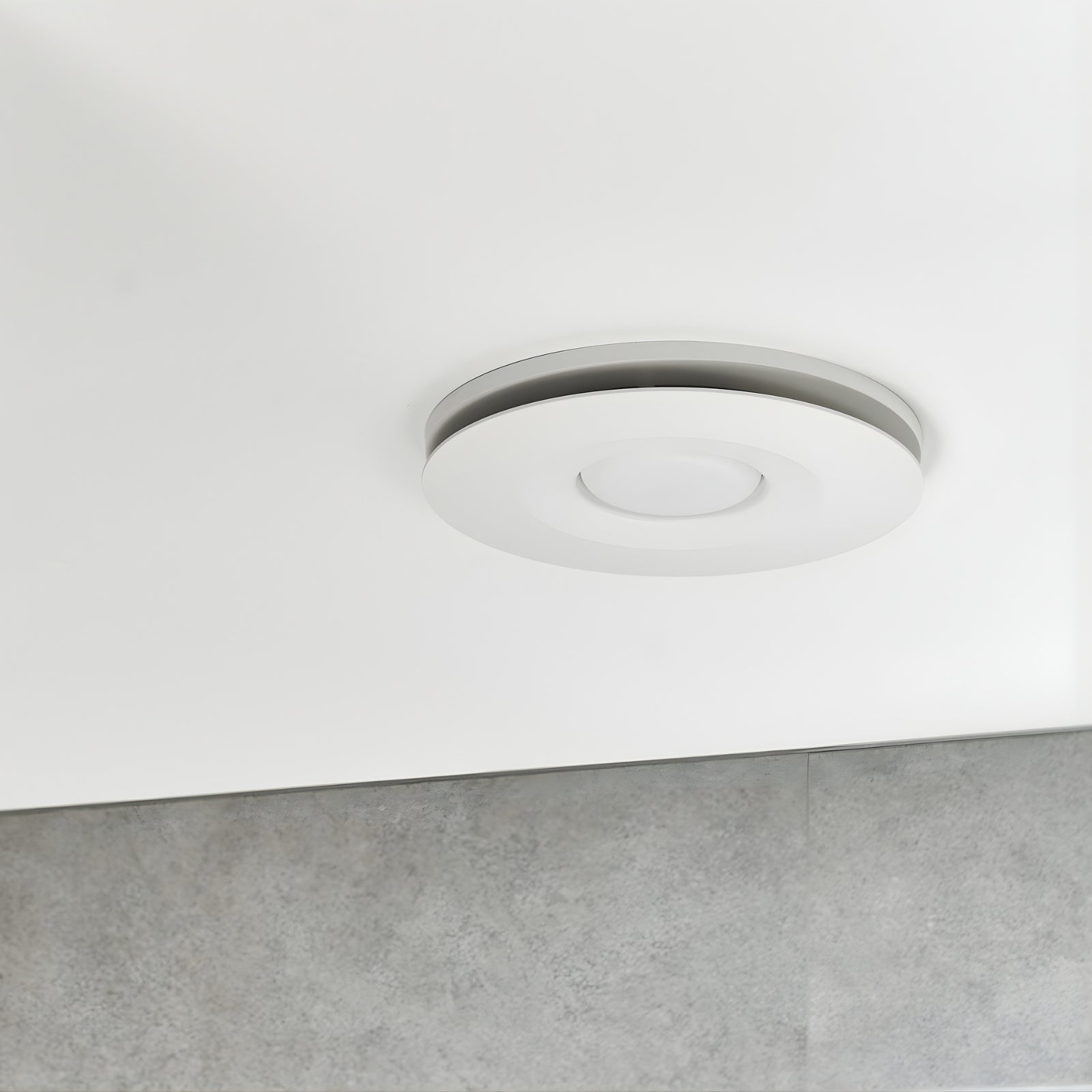 Lifestyle Fanco Hybrid 250 Round Exhaust Fan with LED White  W-ECVUHBM10-RWL - The Blue Space