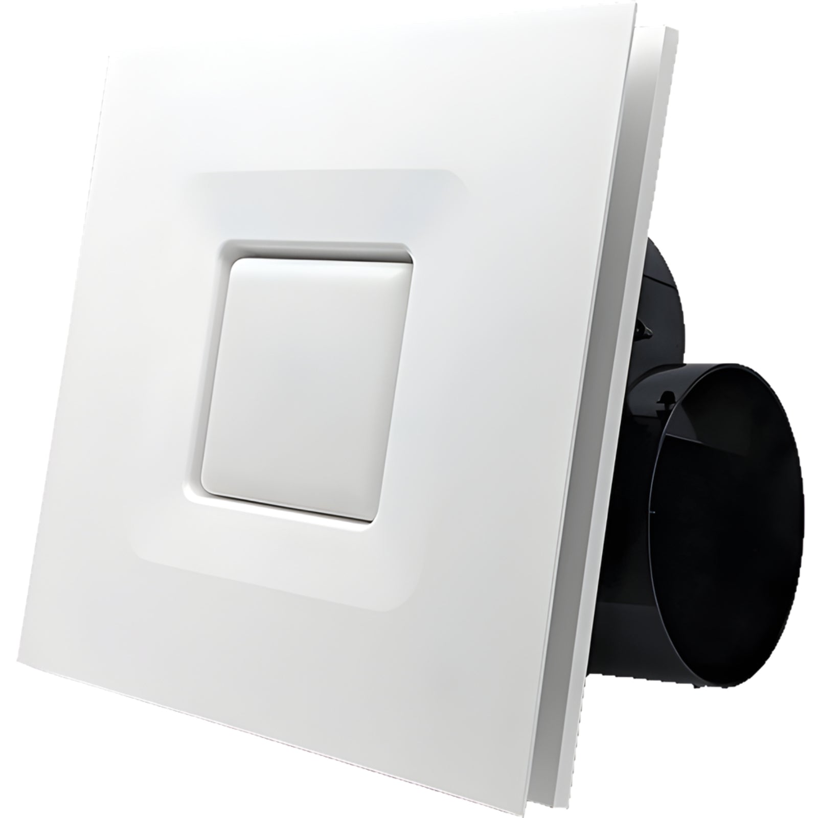 Fanco Hybrid 250 Square Exhaust Fan with with LED White  W-ECVUHBM10-SQWL - The Blue Space