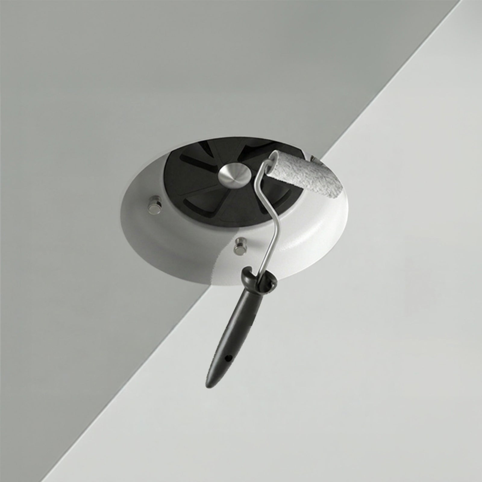 Painting Fanco Premium Designer 150mm Round Bathroom Ventilation Kit White EKEVROTTS150 - The Blue Space
