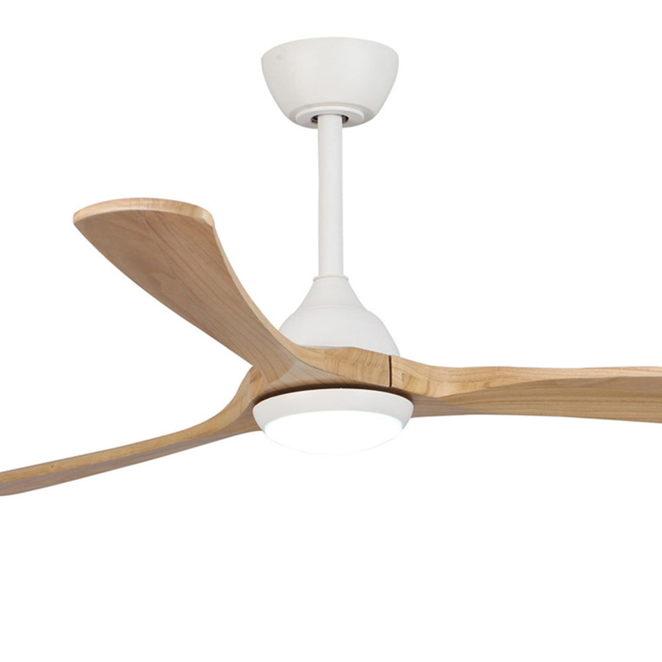 Fanco Sanctuary 52'' (132cm) DC Ceiling Fan with LED Light - White and Natural