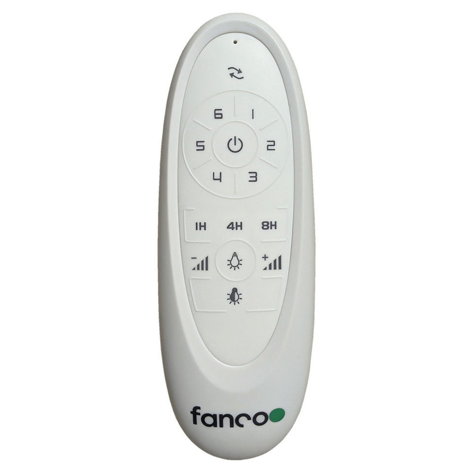 Fanco Sanctuary 52'' (132cm) DC Ceiling Fan with LED Light - White and Natural