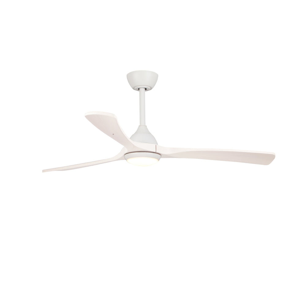 Fanco Sanctuary 52'' (132cm) DC Ceiling Fan with LED Light - White and Whitewash