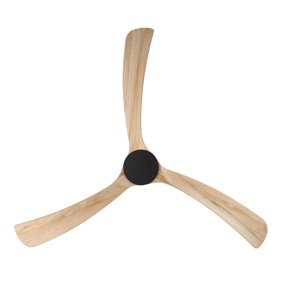 Fanco Sanctuary 70'' (178cm) DC Ceiling Fan - Black and Natural