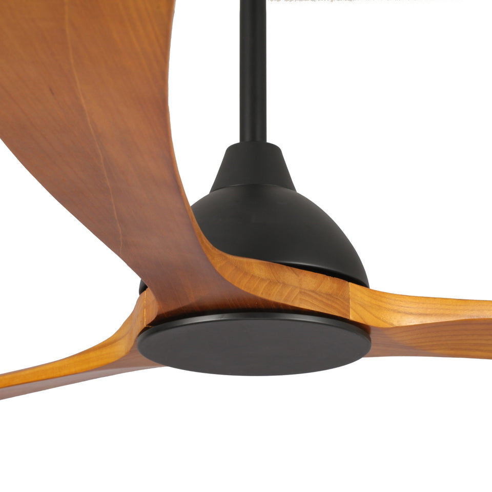 Fanco Sanctuary 70'' (178cm) DC Ceiling Fan - Black and Teak