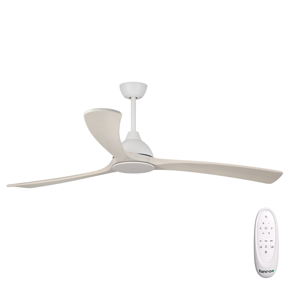 Fanco Sanctuary 70'' (178cm) DC Ceiling Fan - White and Whitewash