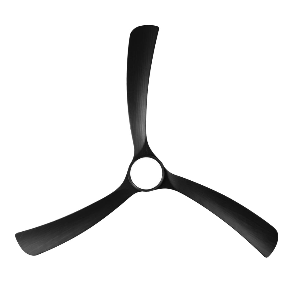 Fanco Sanctuary 70'' (178cm) DC Ceiling Fan with LED Light - Black