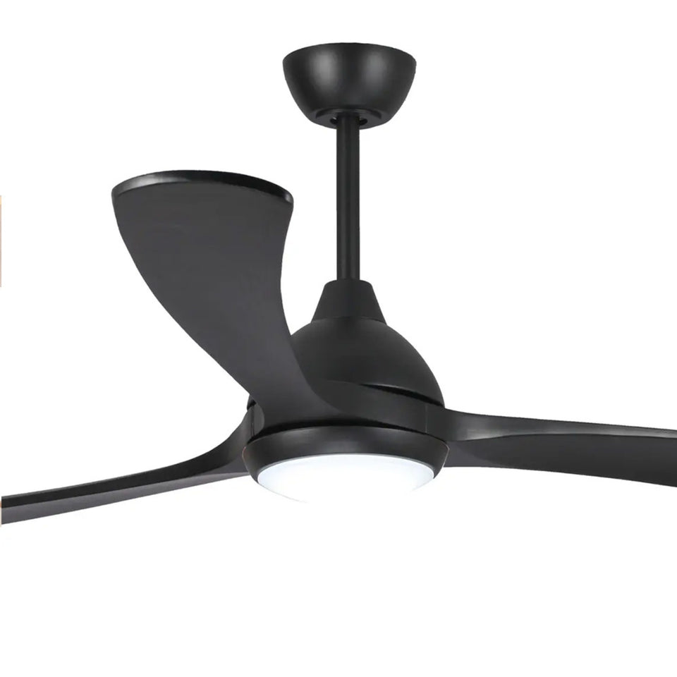 Fanco Sanctuary 70'' (178cm) DC Ceiling Fan with LED Light - Black