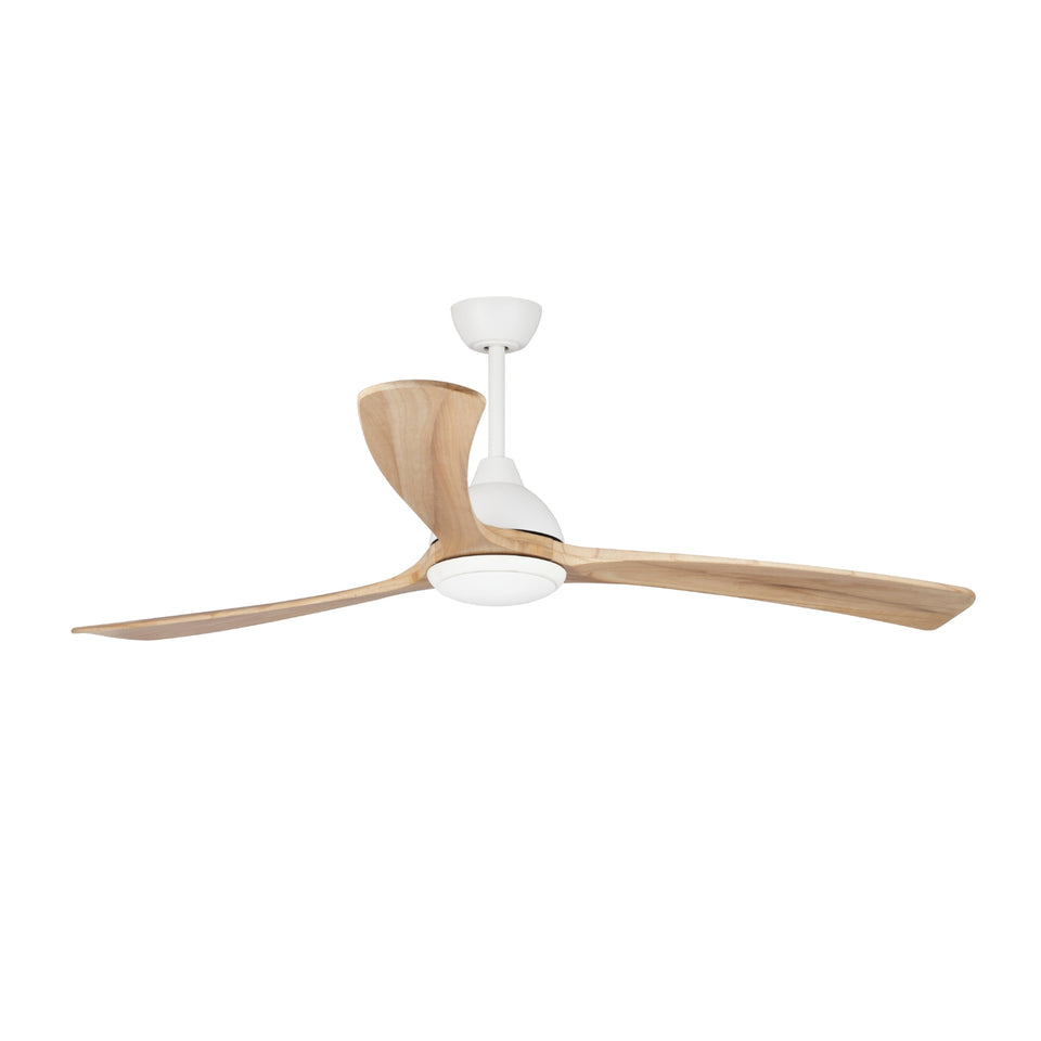 Fanco Sanctuary 70'' (178cm) DC Ceiling Fan with LED Light - White and Natural