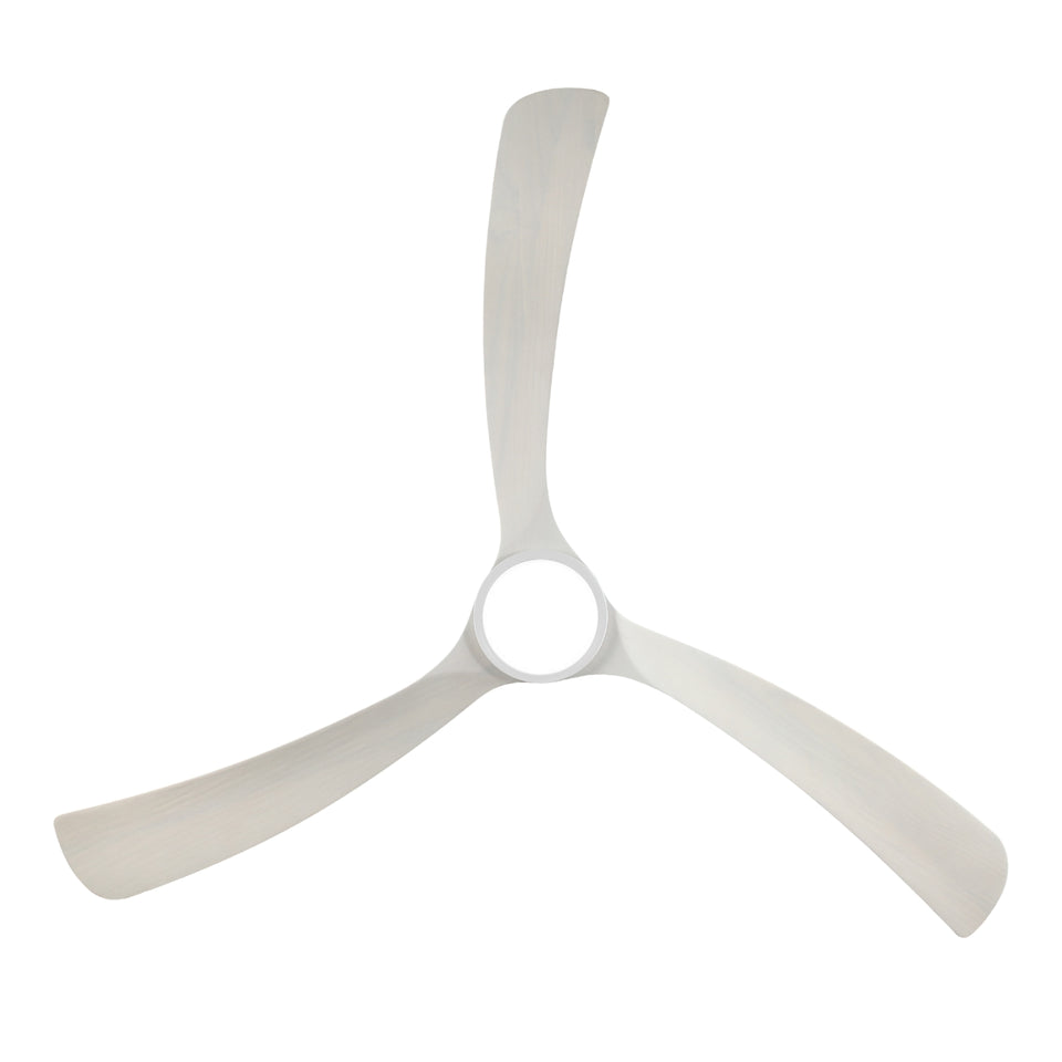 Fanco Sanctuary 70'' (178cm) DC Ceiling Fan with LED Light - White and Whitewash